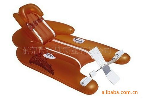 pvc充气水上运动用品,水上躺椅沙发